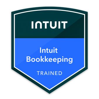 Badge displaying "Intuit Bookkeeping" Trained